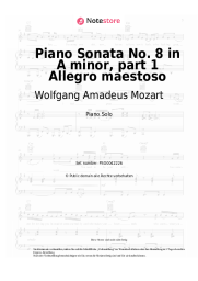 undefined Wolfgang Amadeus Mozart - Piano Sonata No. 8, K. 310/300d, part 1 Allegro maestoso