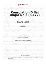 undefined Franz Liszt - Consolation D flat major No.3 (S.172)