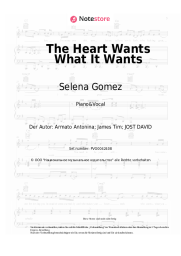 Noten, Akkorde Selena Gomez - The Heart Wants What It Wants