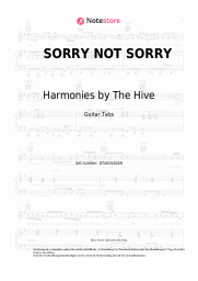 Noten, Akkorde DJ Khaled, Jay-Z, Nas, James Fauntleroy, Harmonies by The Hive - SORRY NOT SORRY