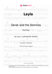 Noten, Akkorde Derek and the Dominos - Layla