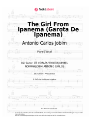 Noten, Akkorde Frank Sinatra, Antonio Carlos Jobim - The Girl From Ipanema (Garota De Ipanema)