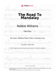 Noten, Akkorde Robbie Williams - The Road To Mandalay