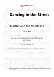 Noten, Akkorde Martha and the Vandellas - Dancing in the Street