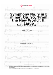 Noten, Akkorde Antonin Dvorak - Symphony No. 9 in E minor, Op. 95, 'From the New World', II. Largo