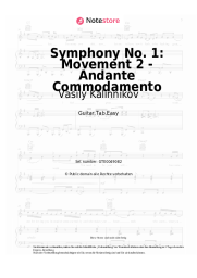 undefined Vasily Kalinnikov - Symphony No. 1: Movement 2 - Andante Commodamento