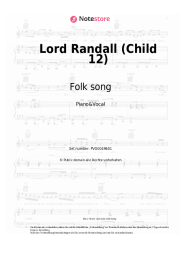 undefined Folk song - Lord Randall