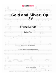 Noten, Akkorde Franz Lehar - Gold and Silver, Op. 79