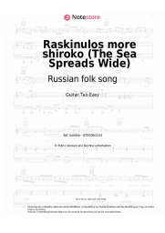 undefined Russian folk song - Raskinulos more shiroko (The Sea Spreads Wide)