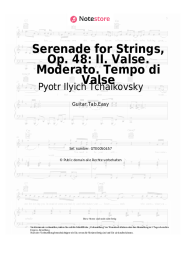 undefined Pyotr Ilyich Tchaikovsky - Serenade for Strings, Op. 48: II. Valse. Moderato. Tempo di Valse