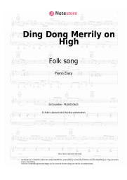 undefined Folk song - Ding Dong Merrily on High