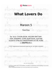 undefined Maroon 5, SZA - What Lovers Do