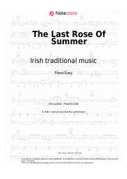 Noten, Akkorde Irish traditional music - The Last Rose Of Summer