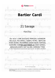 undefined Cardi B, 21 Savage - Bartier Cardi