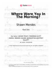 undefined Shawn Mendes - Where Were You In The Morning?