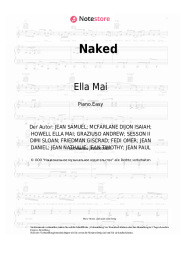 Noten, Akkorde Ella Mai - Naked