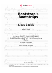 undefined Klaus Badelt - Bootstrap's Bootstraps