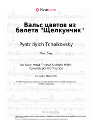 Noten, Akkorde Pyotr Ilyich Tchaikovsky - Waltz of the Flowers