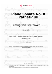 Noten, Akkorde Ludwig van Beethoven - Piano Sonata No. 8 Pathétique