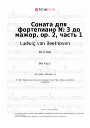 undefined Ludwig van Beethoven - Piano Sonata No. 3 in C major, Op. 2, 1st Movement