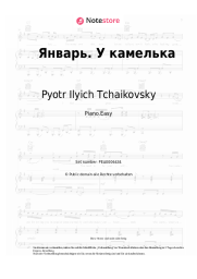 Noten, Akkorde Pyotr Ilyich Tchaikovsky - The Seasons, Op. 37a: At the Fireside (January)