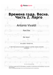 Noten, Akkorde Antonio Vivaldi - 4 Seasons. Spring, movement 2: Largo