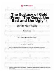 Noten, Akkorde Ennio Morricone - The Ecstasy of Gold (From The Good, the Bad and the Ugly)