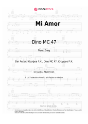 Noten, Akkorde Danial, Dino MC 47 - Mi Amor