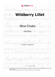 Noten, Akkorde Nina Chuba - Wildberry Lillet