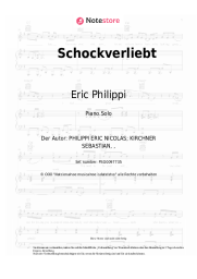 Noten, Akkorde Eric Philippi - Schockverliebt