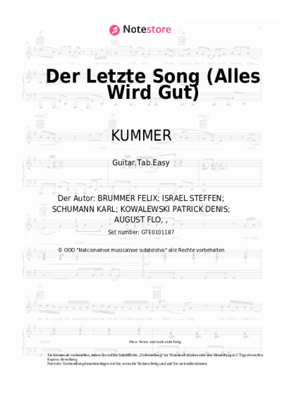 undefined KUMMER, Nina Chuba - Der Letzte Song (Alles Wird Gut)