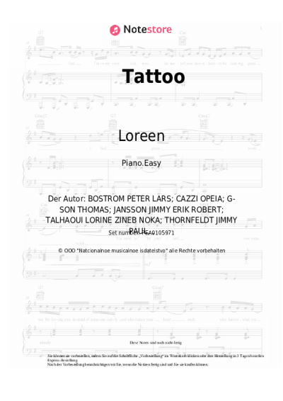 undefined Loreen - Tattoo