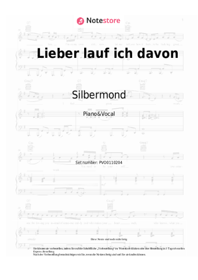 undefined Silbermond - Lieber lauf ich davon
