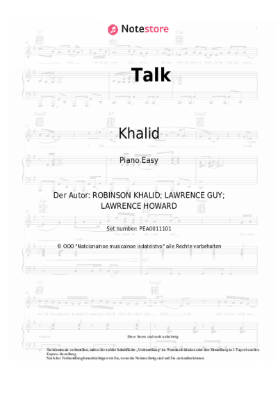 undefined Khalid - Talk