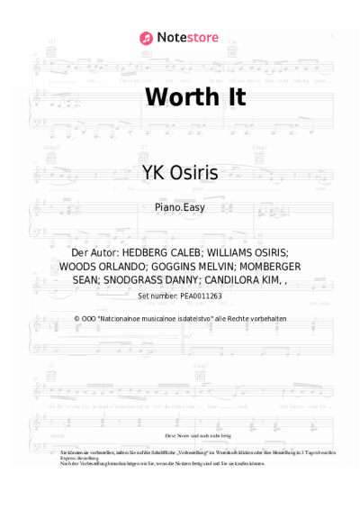 undefined YK Osiris -  Worth It