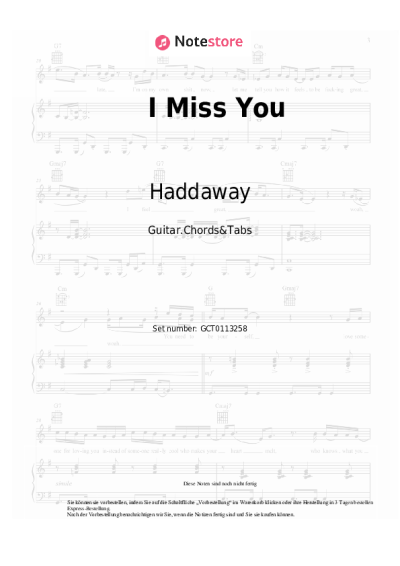 undefined Haddaway - I Miss You