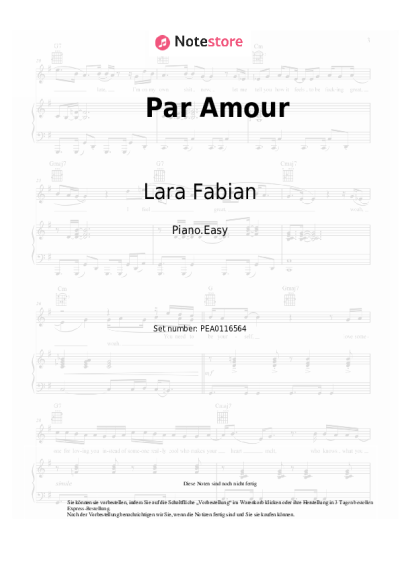 undefined Lara Fabian - Par Amour