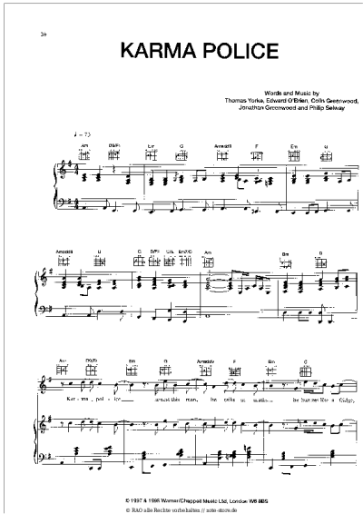 undefined Radiohead - Karma Police