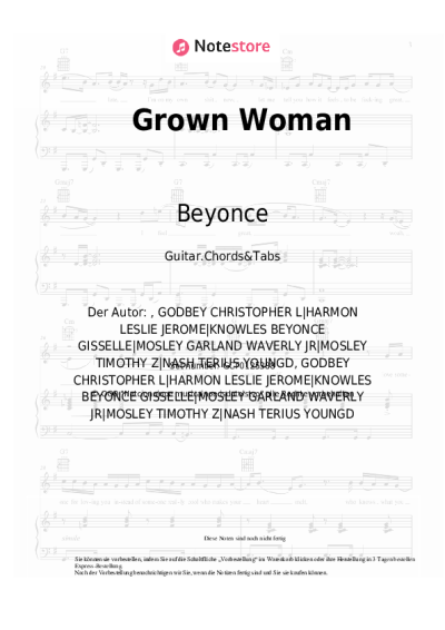 undefined Beyonce - Grown Woman