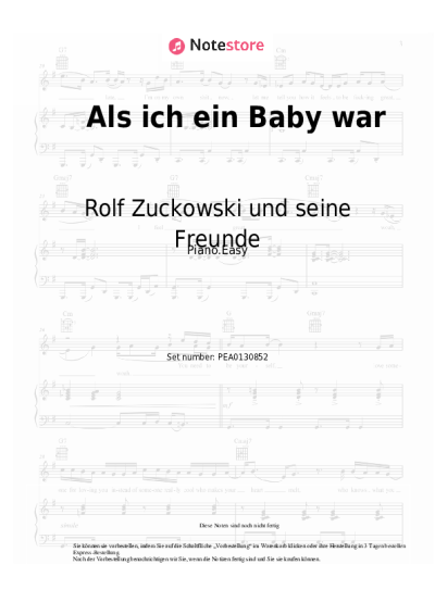 undefined Rolf Zuckowski - Als ich ein Baby war