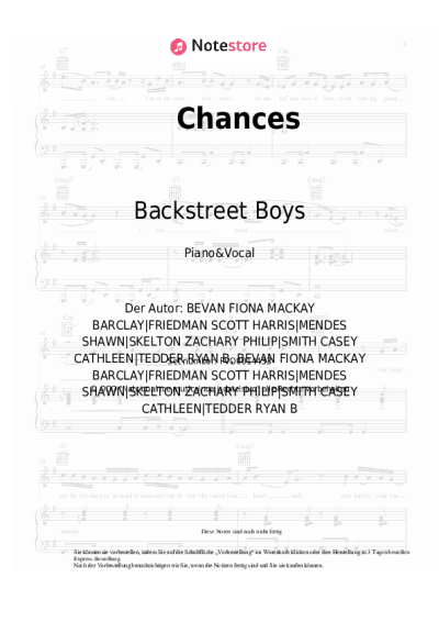 undefined Backstreet Boys - Chances