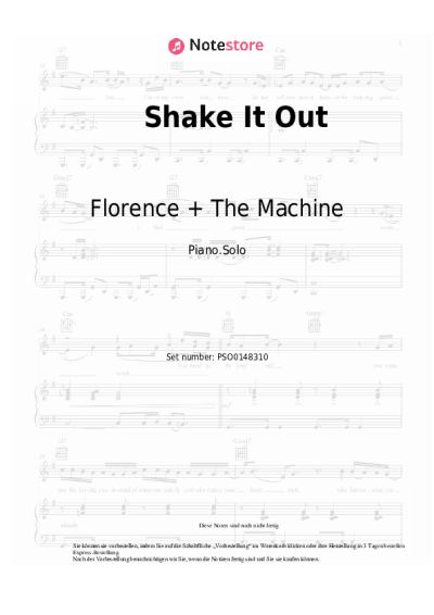 undefined Florence + The Machine - Shake It Out