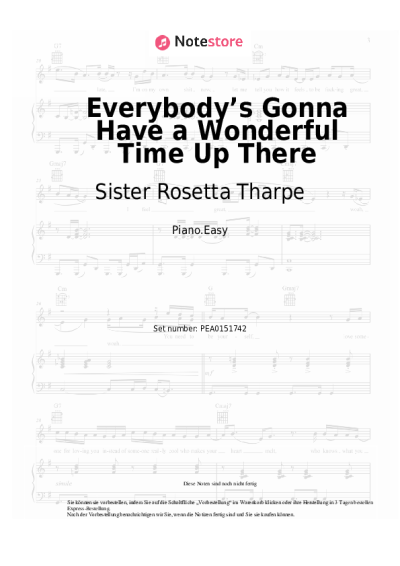 undefined Sister Rosetta Tharpe - Everybody’s Gonna Have a Wonderful Time Up There