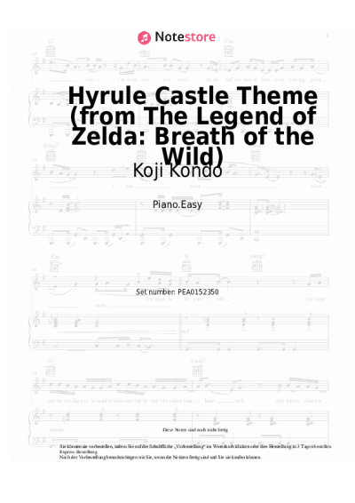 undefined Koji Kondo - Hyrule Castle Theme (from The Legend of Zelda)