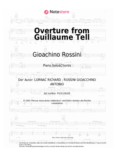undefined Gioachino Rossini - Overture from Guillaume Tell