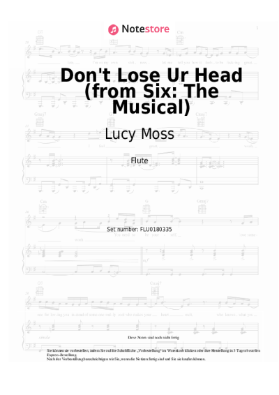 undefined Lucy Moss, Toby Marlow - Don't Lose Ur Head (from Six: The Musical)