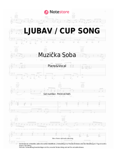 undefined Muzička Soba - LJUBAV / CUP SONG
