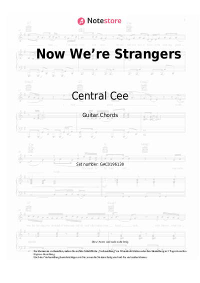 undefined Central Cee - Now We’re Strangers
