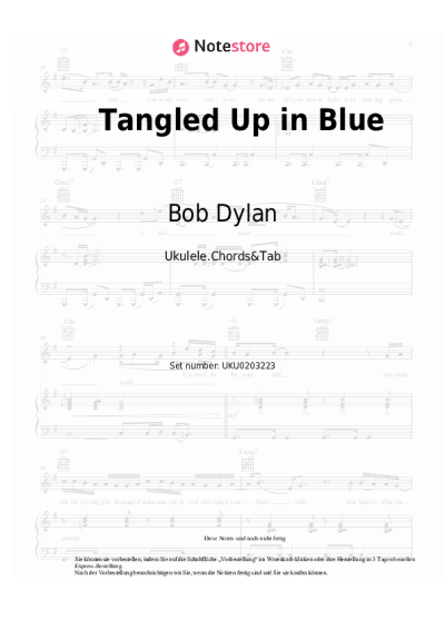 undefined Bob Dylan - Tangled Up in Blue