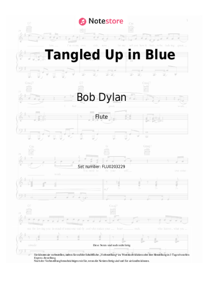 undefined Bob Dylan - Tangled Up in Blue